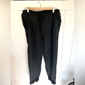 Wilfred 100% Silk drape cargo pants - mid ride